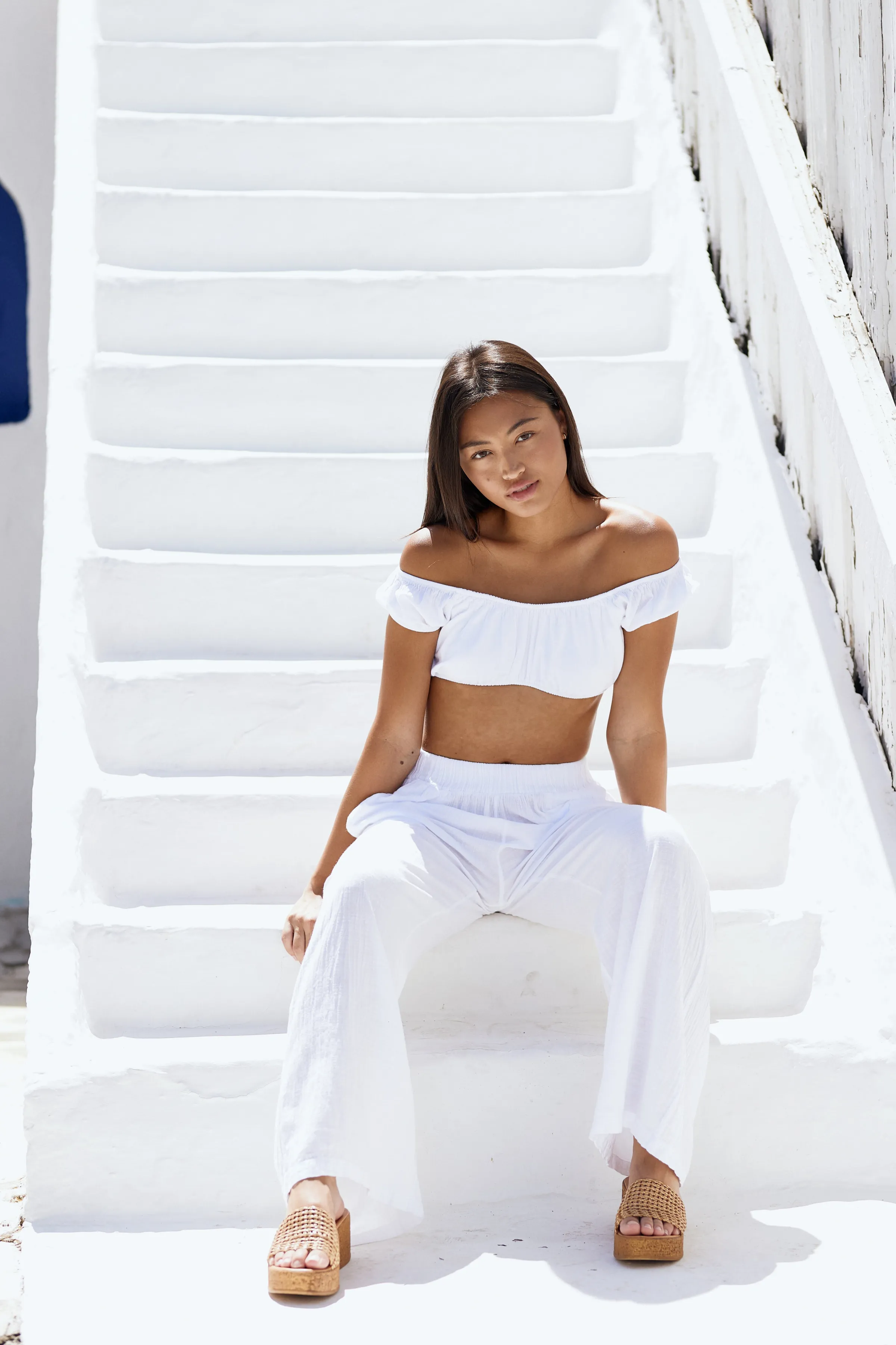 Blanco By Nature Kori Crop Top Hot