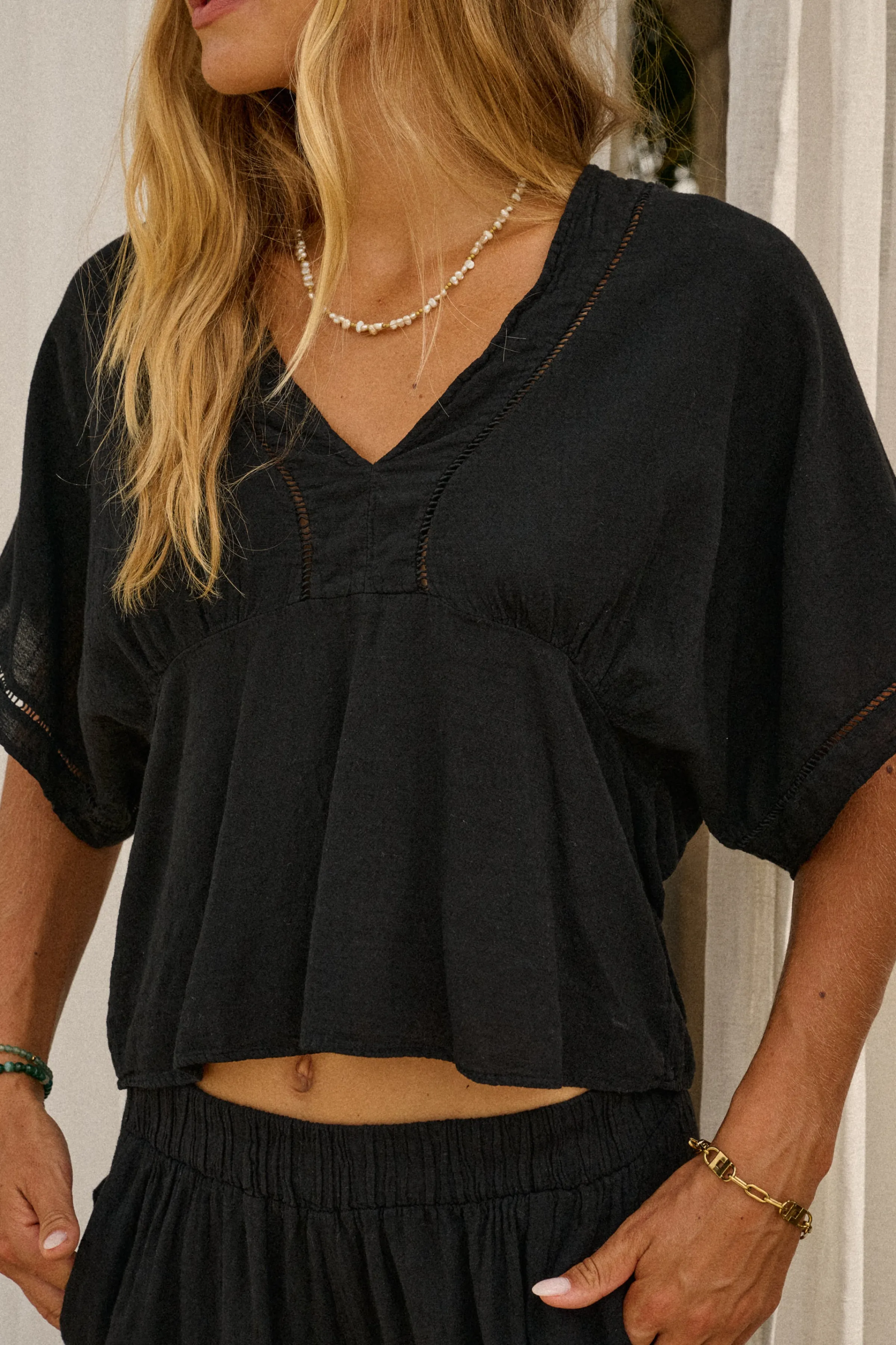 Blanco By Nature Penelope Top Cheap